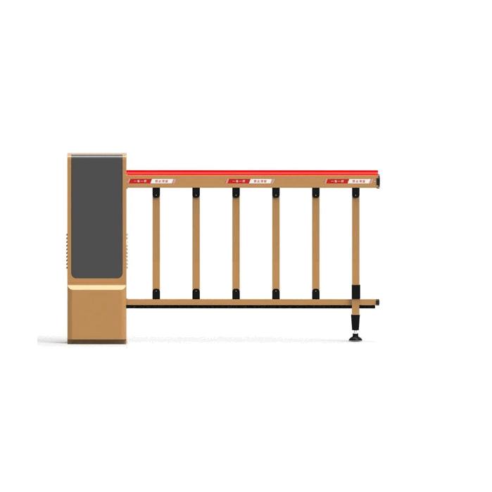 Smart Articulated Boom Barrier Gate with Integrated Advertising LED Display – High-Performance Parking Automation