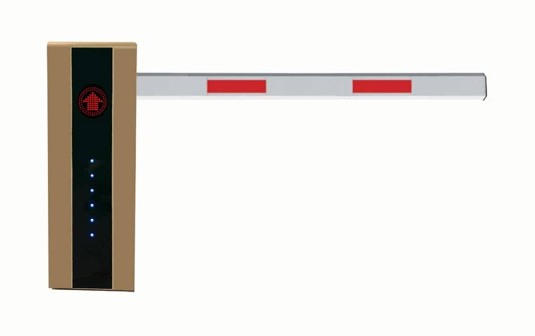 Automated Folding Boom Barrier Gate with Brushless Motor and Integrated RFID Access Control System