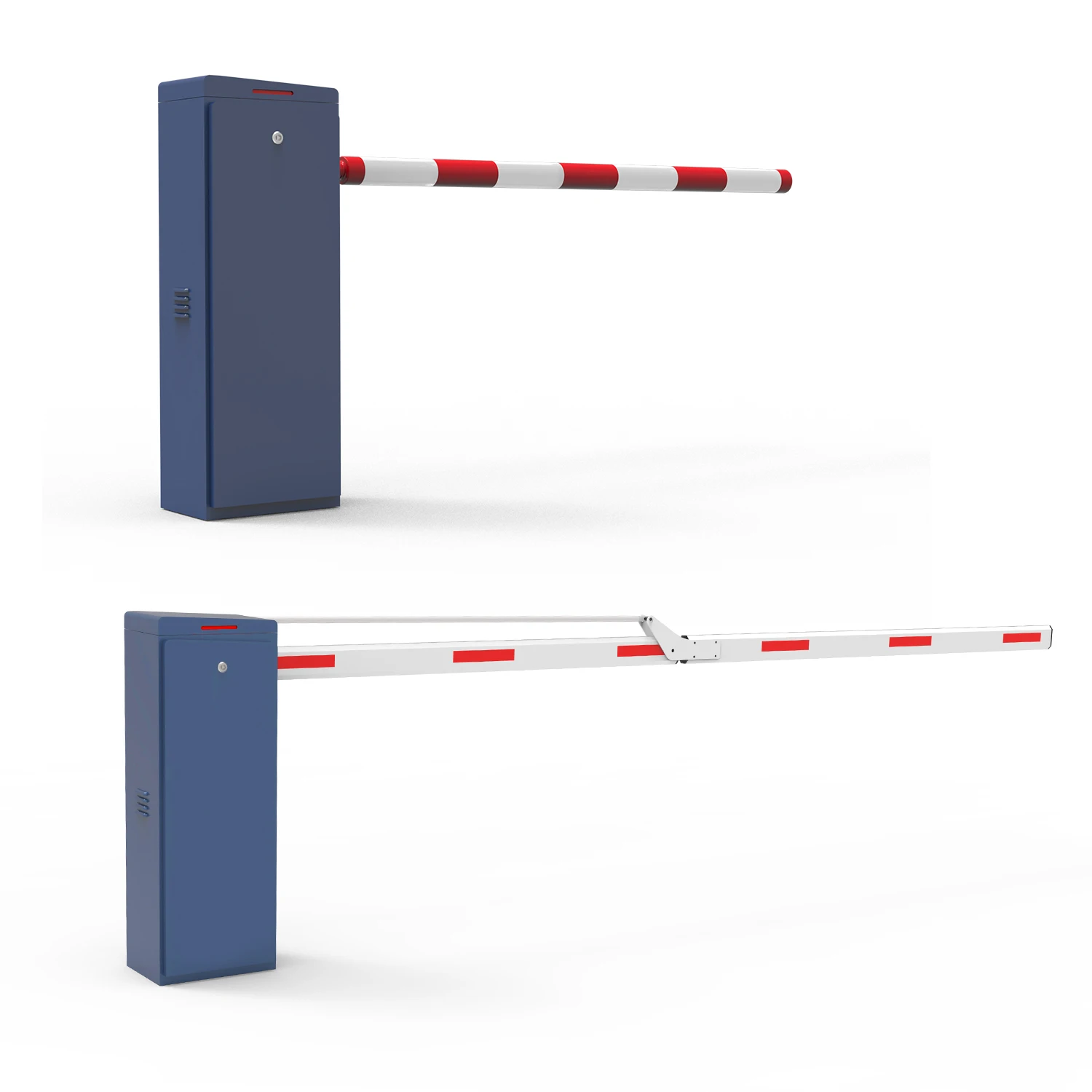 Articulated Folding Boom Barrier Gate for Low-Ceiling Indoor & Basement Parking Facilities