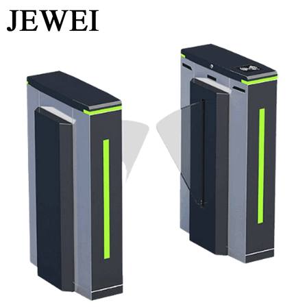 Industrial Touchless Swing Barrier Gate with IC Card Access Control for High-Security Factory Perimeter Management