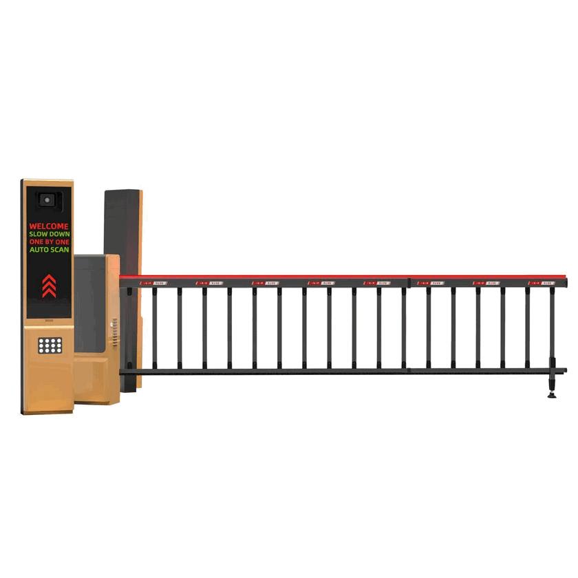 Commercial LPR Barrier Gate Controller with Multilingual AI Voice Guidance System