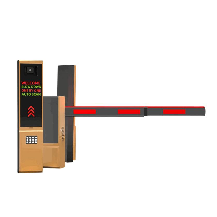 Manual-Swing Security Traffic Barrier with Optional Remote-Control Automated Kit