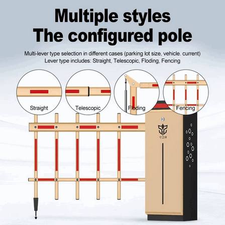 6-Meter Heavy-Duty Straight Boom Barrier Gate for Industrial Warehouse & Logistics Access Control