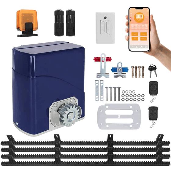 Heavy-Duty 800kg Industrial Electric Sliding Gate Motor: Premium Autogate System with Remote Control Kit