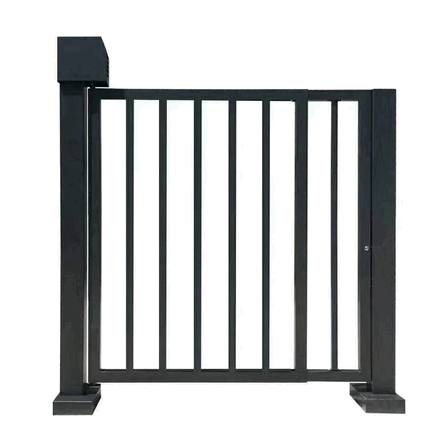 Manual Advertising Swing Gate with Visual Display Panels for Retail Mall Entrance and Traffic Flow Management