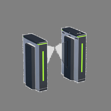 Heavy-Duty Flap Barrier Gate with Safe Closing Technology for Airport and High-Traffic Public Transit Access Control