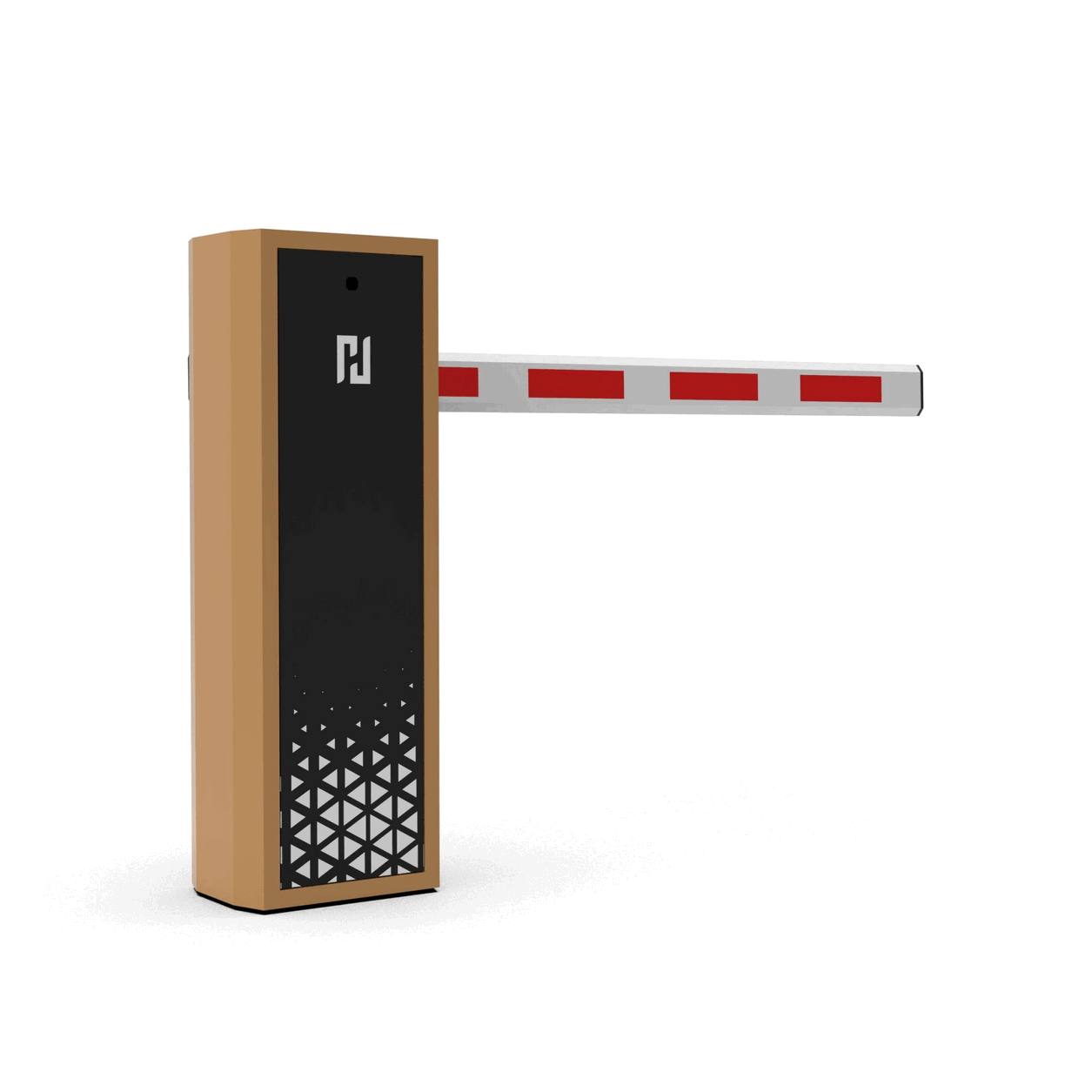 Multi-Functional Automated Boom Barrier Gate with Integrated LED Indicator Display for Traffic Management