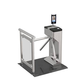 SUS304 Stainless Steel Semi-Automatic Tripod Turnstile for High-Traffic Public Facilities and Entrance Control