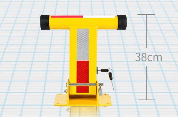 Heavy-Duty T-Shape Manual Parking Barrier Lock: 2-Ton Load Capacity and Reinforced Steel Design