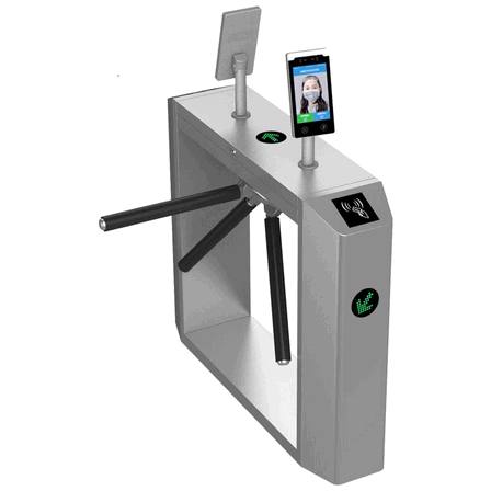 IP68 Weatherproof Outdoor Tripod Turnstile with NFC & QR Code Access Control System