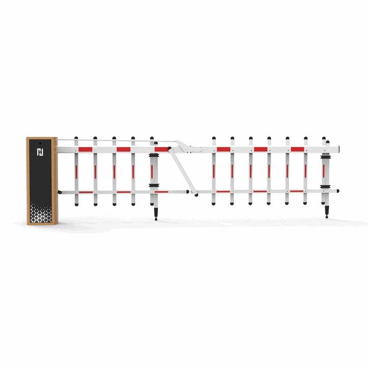 24V DC Automated Boom Barrier Gate with UHF Long-Range RFID Sensor for Vehicle Access Control