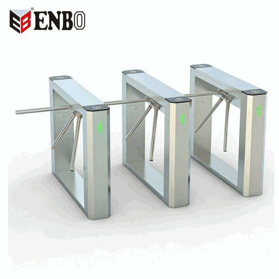 IP68 Weatherproof Outdoor Tripod Turnstile with NFC & QR Code Access Control System