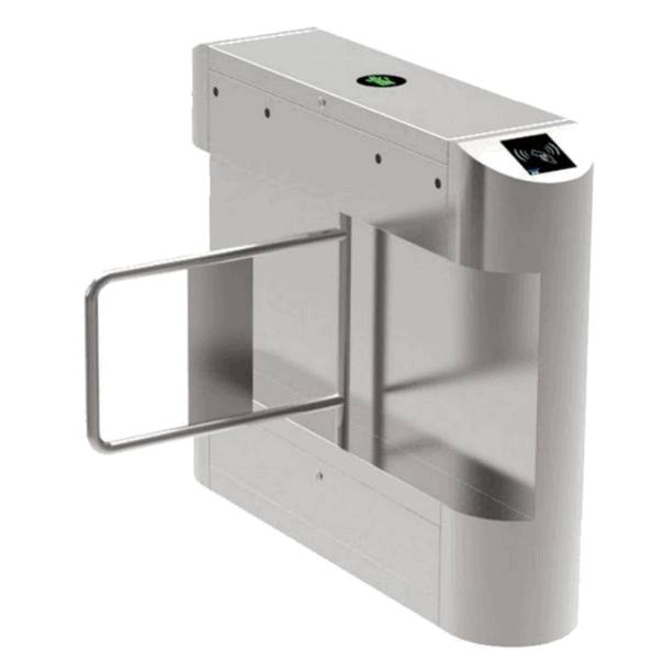 Automatic Outdoor Tripod Turnstile with QR Code Scanner for High-Volume Tourist Attraction Access Control