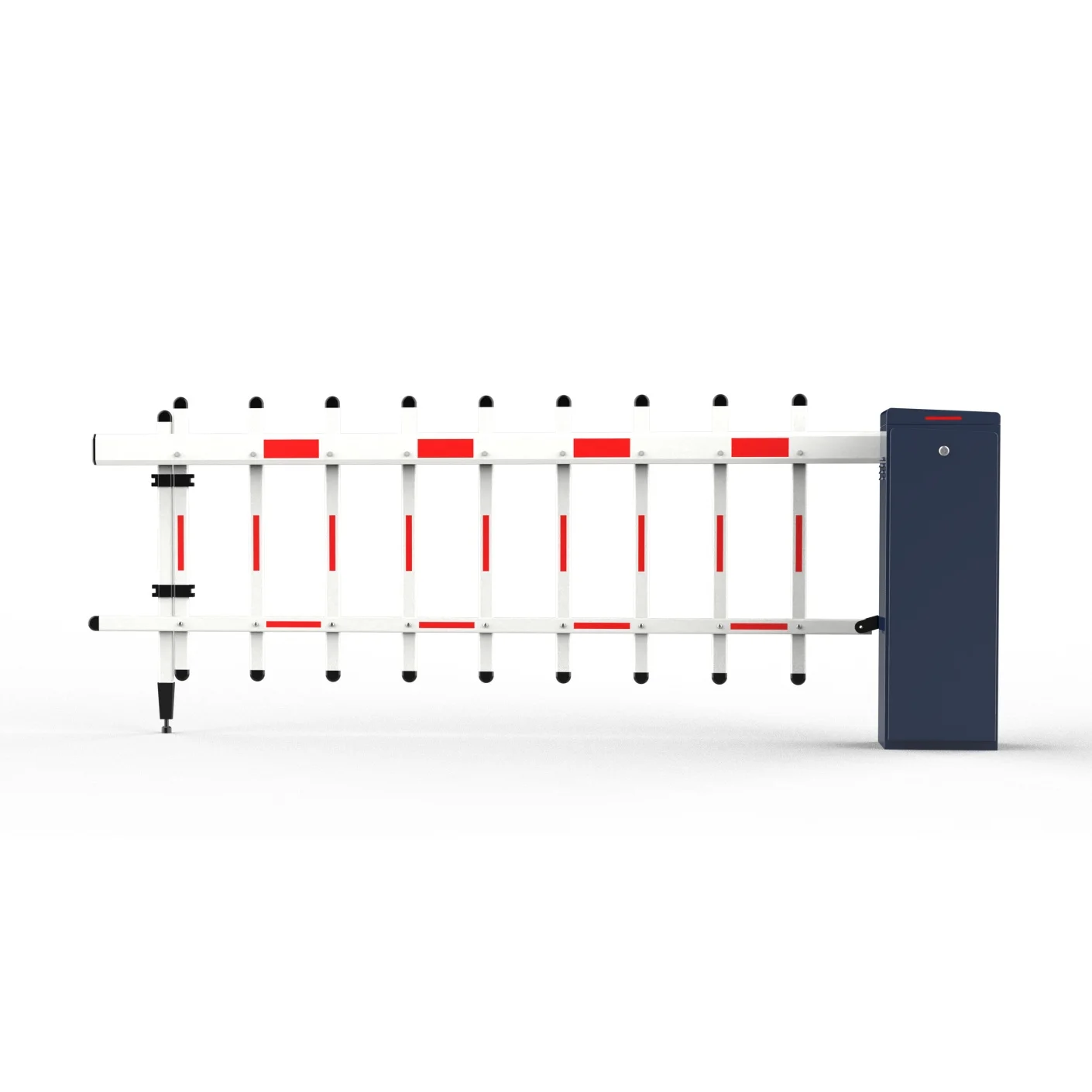 Heavy-Duty Outdoor Parking BLDC Folding Articulated Boom Gate for Toll & Commercial Access