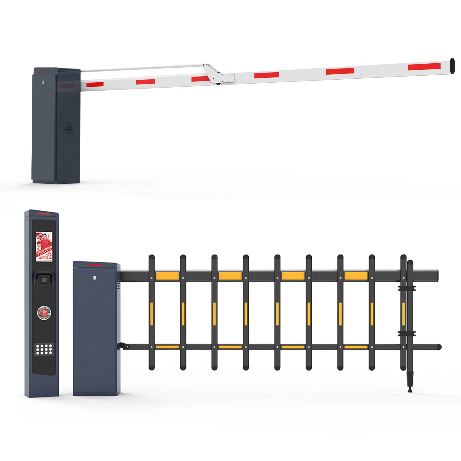 Industrial-Grade Aluminium Boom Barrier Gate with RFID Access Control & Remote Management