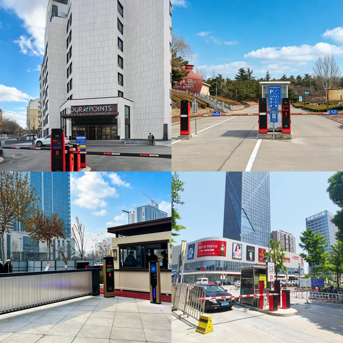 Heavy-Duty Custom Motorized Automatic LPR Boom Gate System for Guardhouse & Commercial Parking Access Control