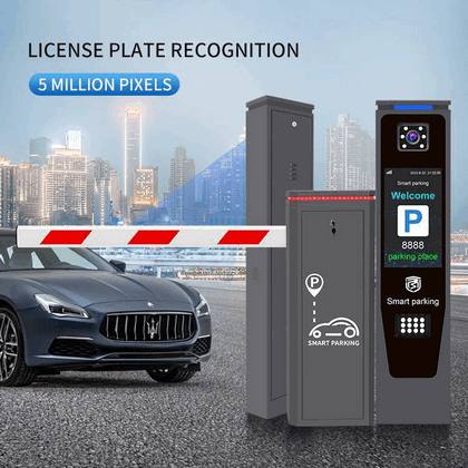 Automated Articulated Folding Boom Barrier with Long-Range RFID Access Control for Basement Parking