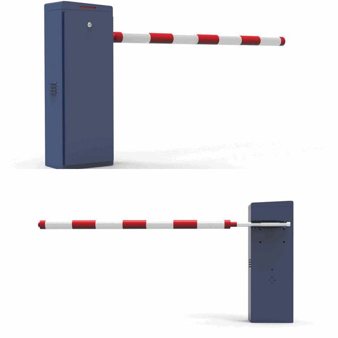 Interactive LCD Display Boom Barrier Gate with Precision Servo Control for Transport Terminals