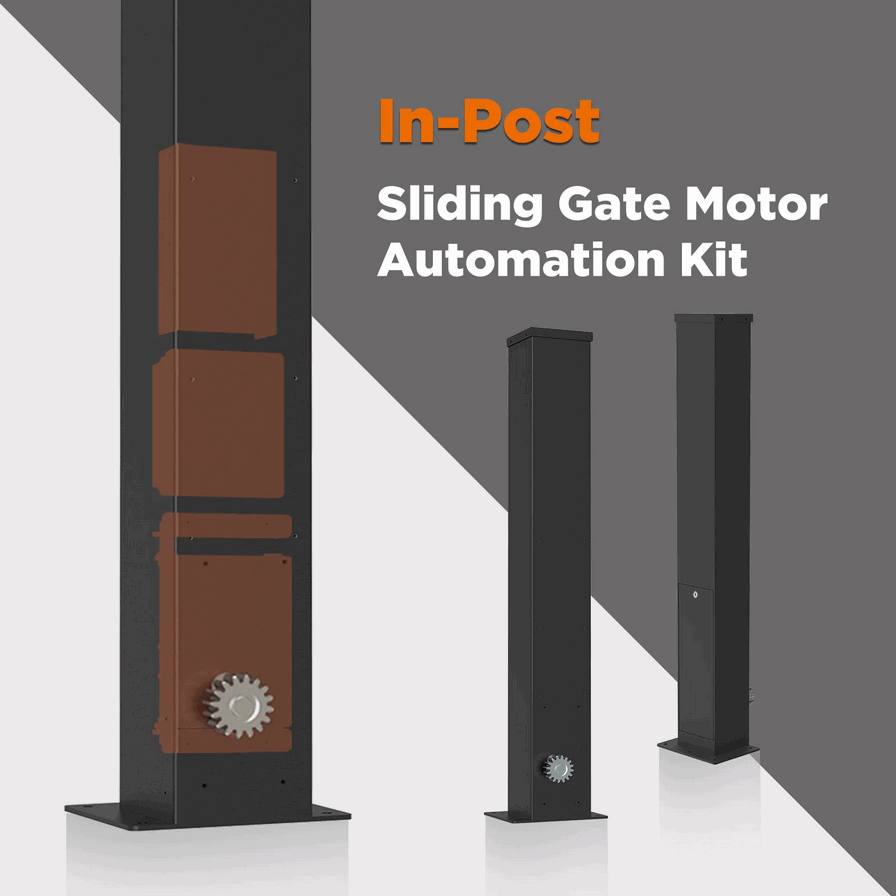 Industrial-Grade 300kg Sliding Gate Motor System: High-Performance In-Post Sliding Gate Operator for Factories and Warehouses