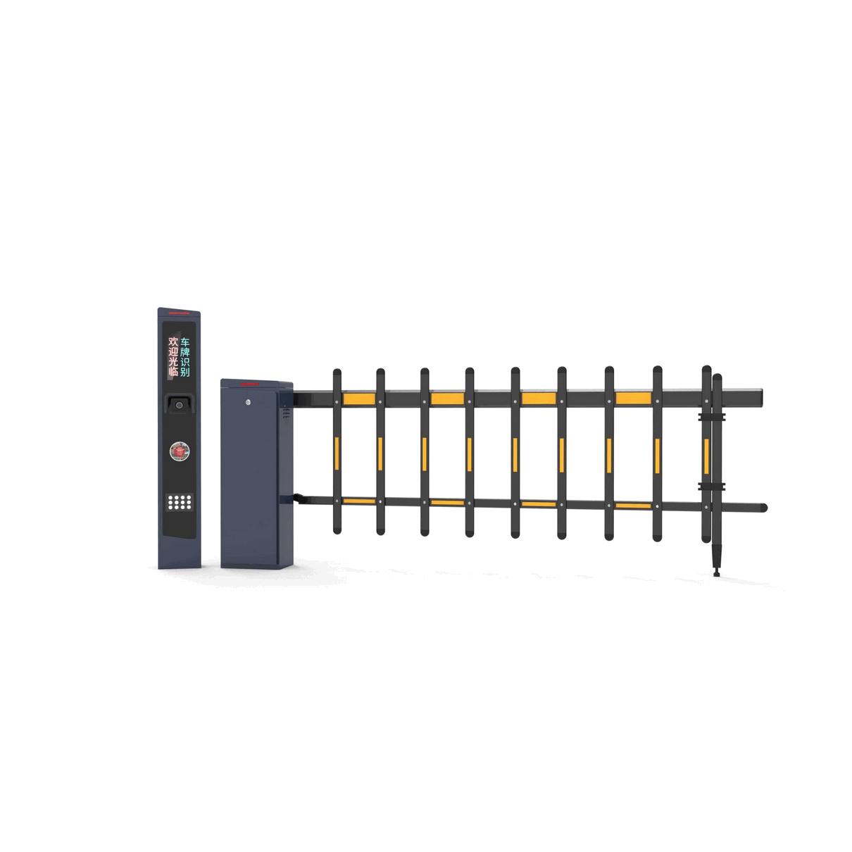 6m Intelligent Telescopic Boom Barrier Gate with Secure Remote Control System