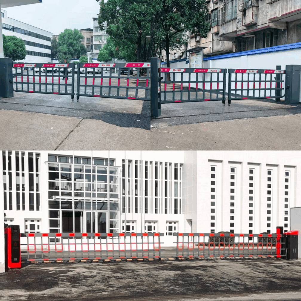 12m Wide-Span Boom Barrier Gate with Integrated Ticketless Cashless Parking System
