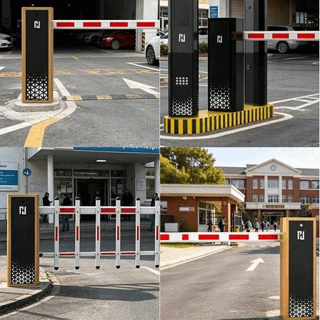 AC 110V Automated Boom Barrier Gate with Emergency Manual Override for Standard Access Control