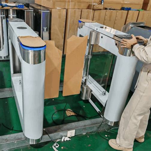 Automatic Swing Barrier Gate System for Corporate Office Security and Intelligent Pedestrian Access Control
