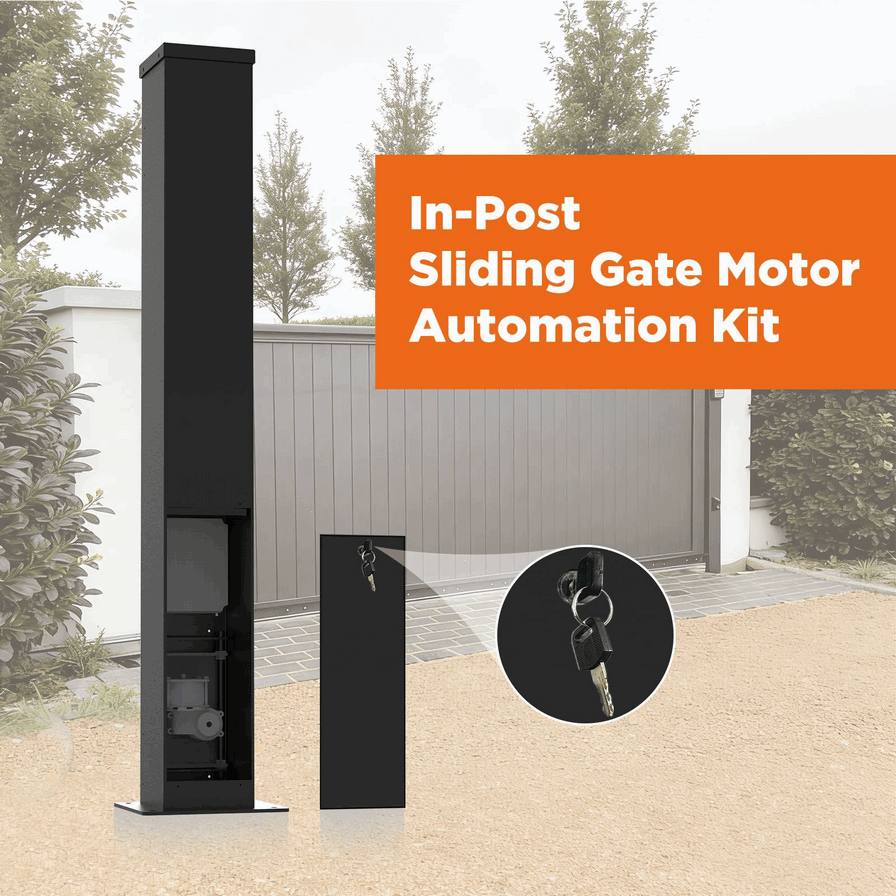 Energy-Efficient In-Post Sliding Gate Motor: Low Watt Automatic Gate System for Sustainable Residential and Commercial Use